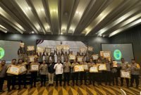 17 Polres Polda Sumut Raih Penghargaan Kualitas Tinggi Kepatuhan Pelayanan Publik dari Ombudsman RI