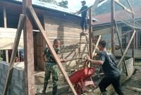 Yonif 115/Macan Leuser Wujudkan Kepedulian Sosial Lewat Rehab RTLH