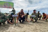 Yonif 115/ML Tanam 3.000 Mangrove di Aceh Selatan sebagai Kado Akhir Tahun