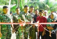 Danyonif 115 ML Resmikan dan Serahkan Rumah Layak Huni Bagi Warga Kurang Mampu