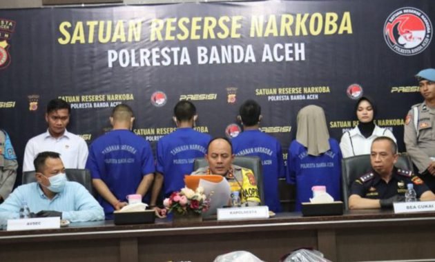 Pemuda Aceh Besar Nekat Gelapkan 5 Kg Sabu Milik Toke Thailand dan Edarkan di Banda Aceh