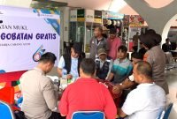 Satgas Ops Lilin Seulawah-2024 bersama Jasa Raharja Berikan Layanan Kesehatan Gratis kepada Masyarakat