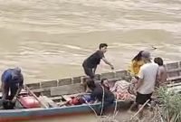 Sampan Mengangkut 20 Penumpang Terbalik di Sungai Alas, 2 Meninggal, 6 Masih Dalam Pencarian