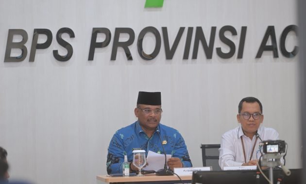 Pj Gubernur Aceh Hadiri Rilis Data BPS, Soroti Inflasi dan Harga Kebutuhan Pokok