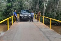 PUPR Selesai Perbaiki Jembatan Penghubung Suak Pangkat-Cot Lada, Lalu Lintas Kendaraan Kembali Lancar