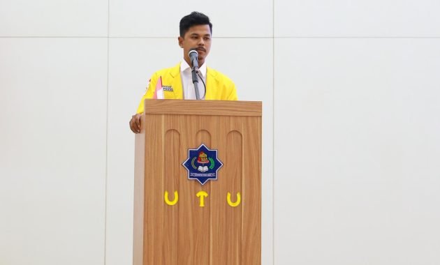 Presiden Mahasiswa UTU Apresiasi POLDA ACEH dalam menjaga situasi keamanan tahun 2024