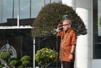 Apel Perdana 2025, Pj Gubernur Sumut Ingatkan ASN Terus Berikan Layanan Terbaik pada Masyarakat