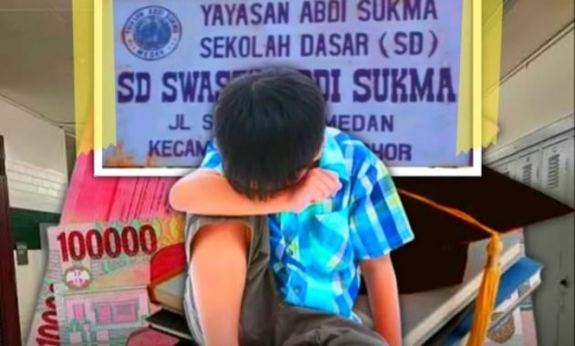 Siswa SD di Medan Dipaksa Belajar di Lantai karena Tunggakan SPP, Orang Tua Protes