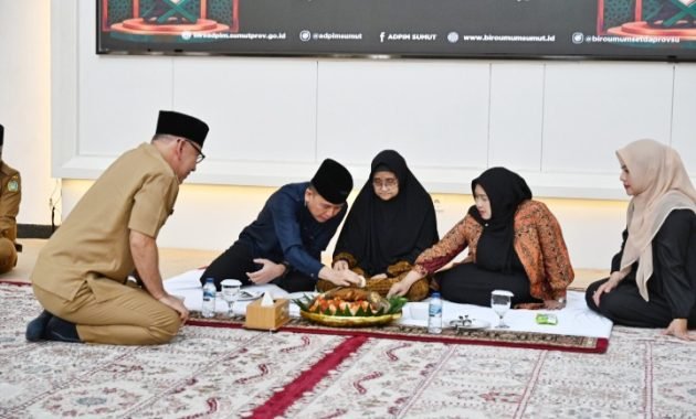Kembali dari Tanah Suci, Pj Gubernur Sumut Agus Fatoni Diupa-upa