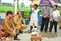 Lusben Simanjuntak Sampaikan Harapan Petani Saat Kunjungan Wamendagri Bima Arya di Bendungan Bandar Sidoras