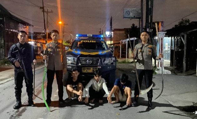 Polrestabes Medan Gencarkan Patroli Presisi, Amankan Pelaku Tawuran Dini Hari