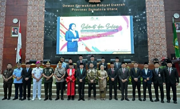 Hadiri Pelantikan Ketua DPRD Sumut, Pj Gubernur Fatoni Optimis Sinergitas Membangun Sumut Semakin Baik