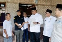 Pj Gubernur Aceh Tinjau Verifikasi Pembangunan Rumah Layak Huni di Bireuen