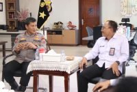 Kakanwil Ditjen Pemasyarakatan Aceh Audiensi Dengan Wakapolda Aceh