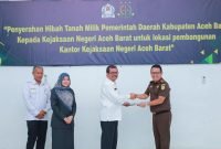 Pemkab Aceh Barat Serius Berikan Dukungan Penegak Hukum, Hibahkan Sebidang Tanah Kekejari