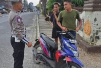 Polres Dairi Gelar Operasi Keselamatan Toba, 10 Pengendara Kena Tilang