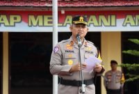 Polres Dairi Gelar Upacara Pembinaan Tradisi Bintara Remaja: Bentuk Karakter dan Dedikasi Bhayangkara Muda