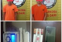 Sat Narkoba Polres Dairi Ringkus 2 Pemuda Usai Kedapatan Hendak Konsumsi Narkotika Jenis Ganja