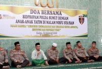 Propam Polda Sumut Gelar Doa Bersama & Santuni Anak Yatim Piatu