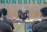Kunker Ke Kejari Gunungsitoli, Kajati Sumut Motivasi Seluruh Jajaran Wujudkan WBK 2025