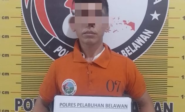 Sat Narkoba Polres Pelabuhan Belawan Tangkap Pengedar Sabu di Kota Bangun