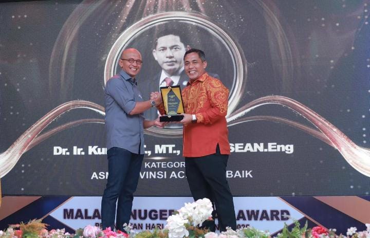 Kadis PUPR Aceh Barat Kembali Mendapatkan Anugrah,Dari Organisasi Pers JAB Sebagai Kategori ASN Provinsi Aceh Terbaik