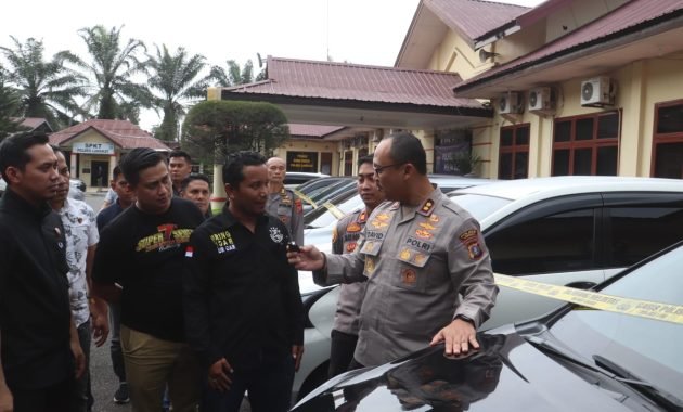 Modus Proyek Fiktif, Polres Langkat Tangkap 9 Orang Kasus Penggelapan Mobil Rental