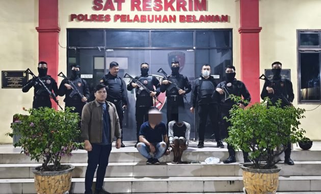 Team Macan Polres Pelabuhan Belawan Tangkap Dua Pelaku Pungli di Simpang Tol Tanjung Mulia