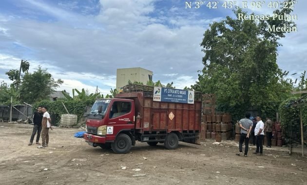 Penggerebekan Gudang Gas Oplosan di Medan Marelan, Polres Belawan Kejar Otak Pelaku
