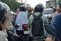 Macet Parah di Simpang Bhayangkara Pancing Medan, Pengendara Keluhkan Kehadiran “Pak Ogah”