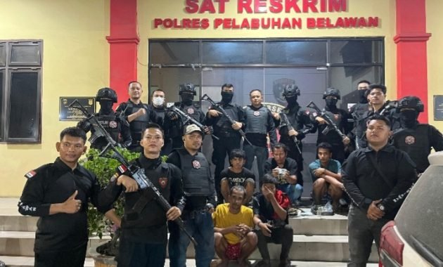 Team Macan Polres Pelabuhan Belawan Terkam Remaja Bersenjata Tajam dan Enam Pelaku Pungli