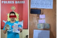 Sat Reskrim Polres Dairi Ringkus Juru Tulis Togel di Desa Pegagan Julu V