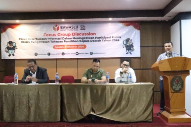 Awasi Pilkada, Bawaslu Sumut Gandeng KPI, KIP & Akademisi