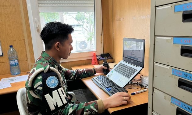 Satgas MPU TNI Konga XXV-P/UNIFIL Susun Laporan Investigasi Dukung Penegakan Hukum di Lebanon
