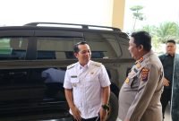 Kapolres Menerima Kunjungan Bupati Kabupaten Padang Lawas