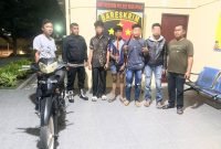Polsek Indra Pura Amankan 4 Remaja Genk Motor Bersenjata Tajam di Batu Bara