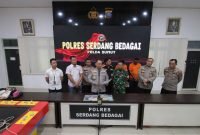 Polres Serdang Bedagai Gelar Press Release Pengungkapan Kasus Judi Tembak Ikan Hingga Togel