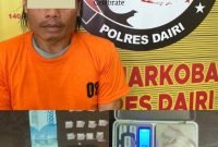 Tertangkap di Teras Warung, Pengedar Sabu di Dairi Dibekuk Polisi