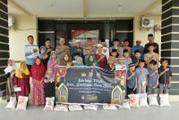 Polres Sergai dan Ulama Santuni Anak Yatim serta Bagikan Takjil di Bulan Suci Ramadhan