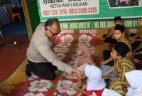Kapolrestabes Medan Sambangi Panti Asuhan Al-Marhamah 