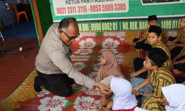 Kapolrestabes Medan Sambangi Panti Asuhan Al-Marhamah 