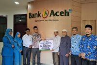 Bank Aceh Syariah Cabang Meulaboh Serahkan Zakat Ke Baitul Mal 34 Juta 