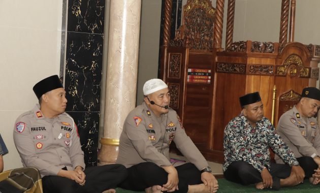 Jelang Idul Fitri 1446 H, Polres Sergai Safari Shubuh Ke-3, Kunjungi Masjid Al-Hidayah
