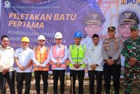 Pemkab Aceh Barat Lakukan Kunjungan Safari Ramadhan Sekaligus Peletakan Batu Pertama Pembangunan SPAM