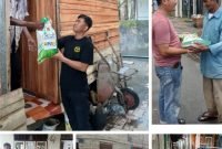 Gandeng PUPR Aceh Barat, Gepmabas Salurkan Puluhan Sak Beras Kepada Duafa dan Mualaf 