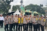 Kapolres Padang Lawas Hadiri Kunjungan Kerja Kapolri Jendral Listyo Sigit Ke Medan