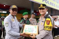 Kapolres Dairi Bersama Forkopimda Kabupaten Dairi Cek Kesiapan Pos Pengamanan Saat Arus Mudik Lebaran 2025