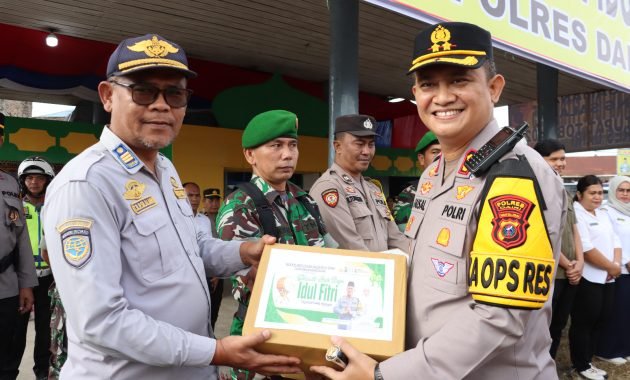 Kapolres Dairi Bersama Forkopimda Kabupaten Dairi Cek Kesiapan Pos Pengamanan Saat Arus Mudik Lebaran 2025