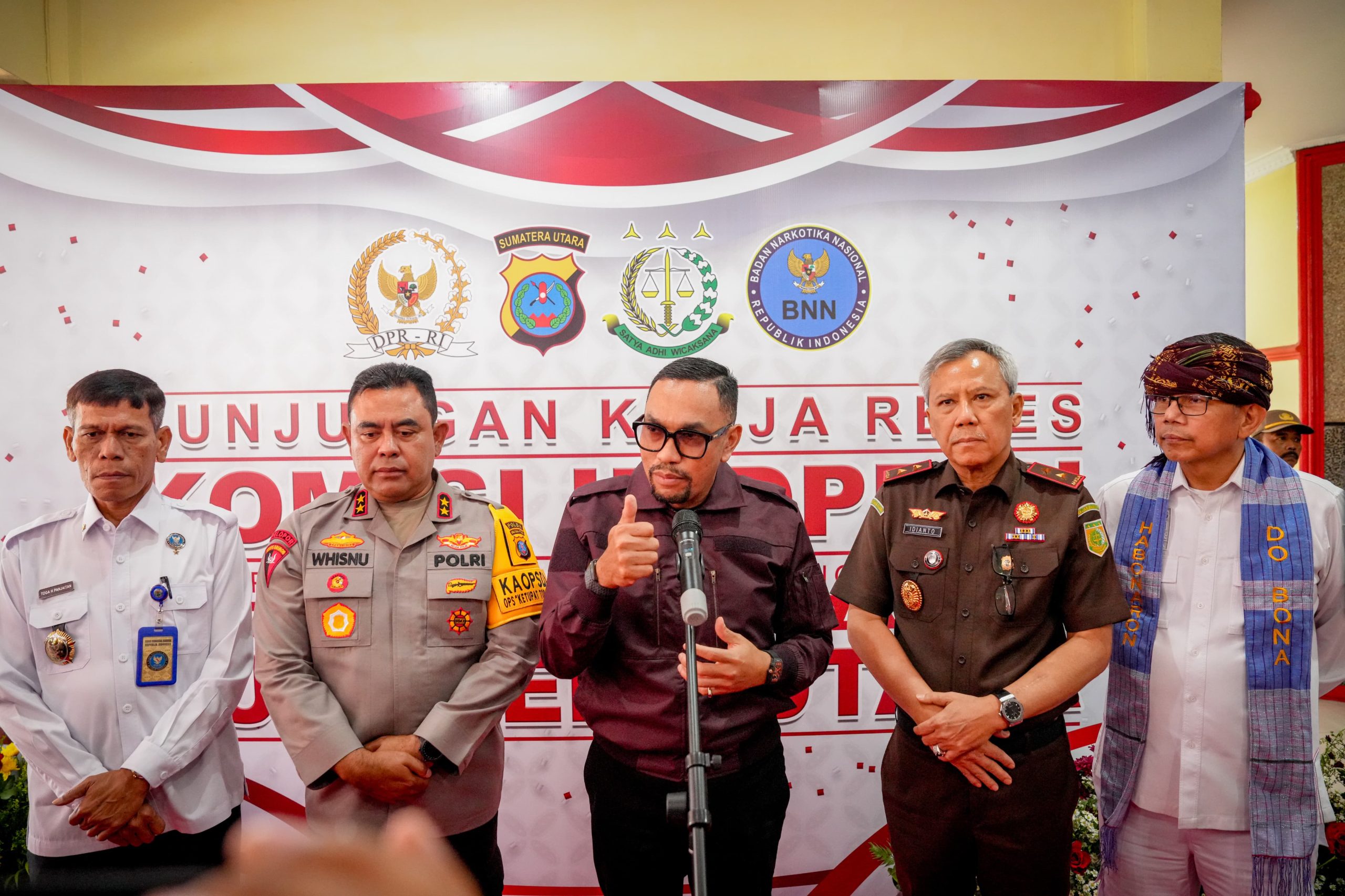 Komisi III DPR RI Apresiasi Kinerja Polda Sumut dalam Menekan Kriminalitas