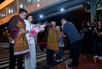 Gubernur Sumut Bobby Nasution Pulang dari Retret Akmil, Disambut Forkopimda di Kualanamu